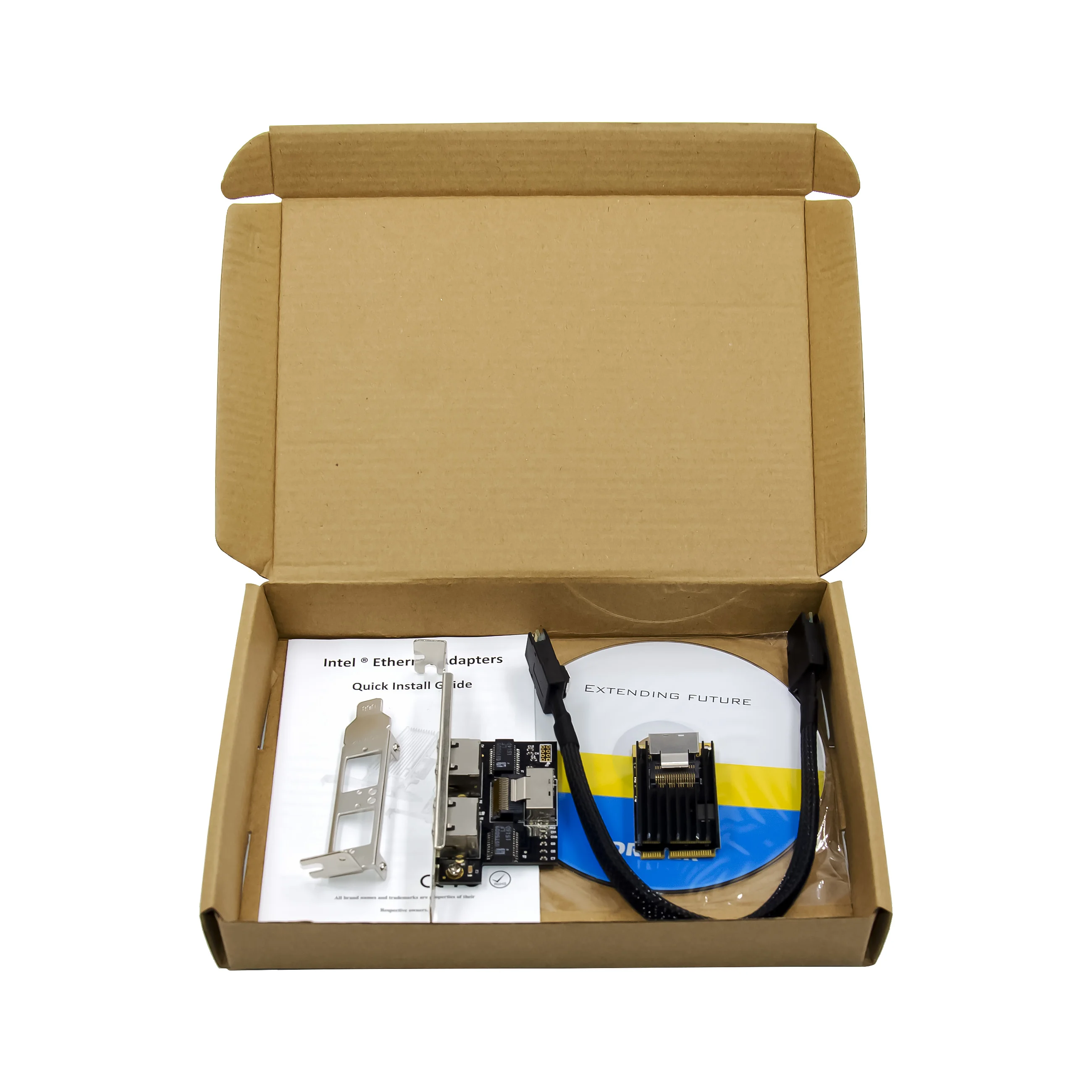 SUNWEIT ST7242 MiniPCIE I350-T2 Dual NIC 1G RJ45 Ethernet Interface Industrial Server Wired External CE/FCC Certified 2-Year