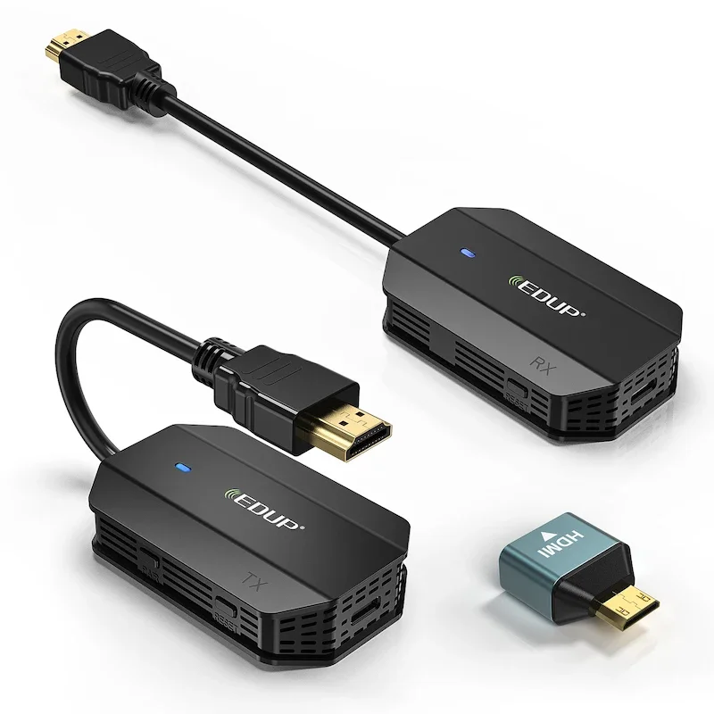 Wireless HDMI Extender 1080P Network-free 30M Range Live Stream Screen Sharing Device Video Projection to Monitor HD TV