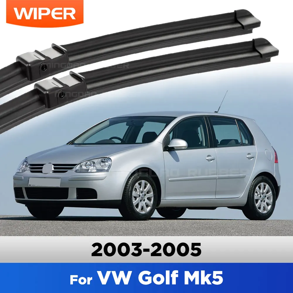 

Для VW Golf 5 2003-2005 стеклоочиститель с левым рулем, передние щетки стеклоочистителя, лобовое стекло, чистые окна, автомобильные щетки от дождя 24 "+ 19"