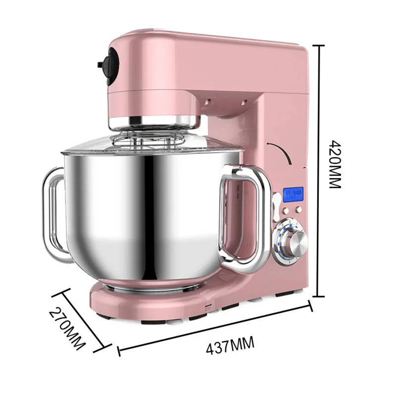

Kitchen 10L Automatic Electric Cake Accessories Head Steel Stainless Stand Mixer