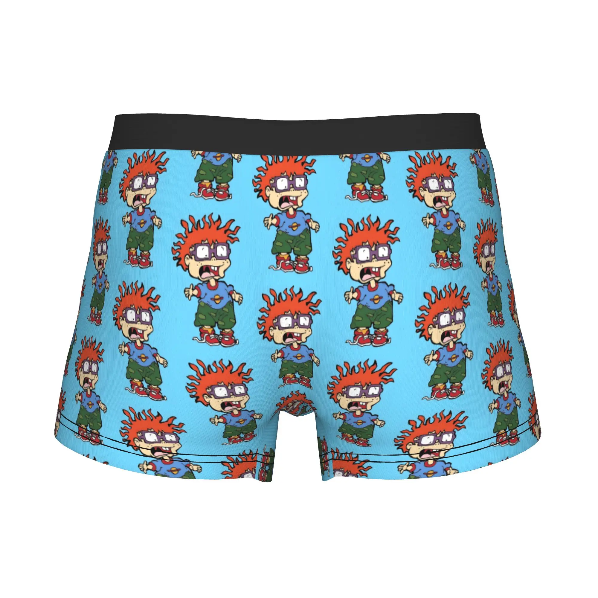 Male Fashion R-Rugrats Role Underwear Chuckie Finster Boxer Briefs Soft Shorts Panties Underpants