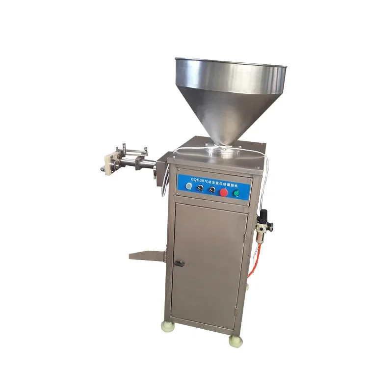 Automatic Industrial Commercial Hydraulic Sausage Filler / Electric Vegetarian Chicken Sausage Stuffer Filling Making Machine