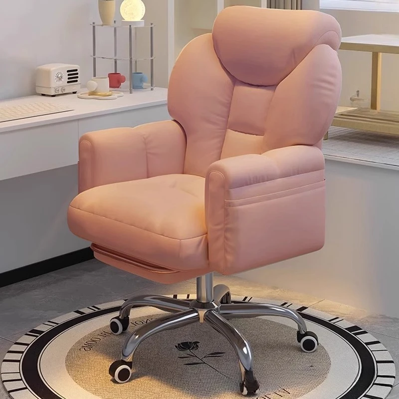 Computer Chair Home Comfort Sedentary Desk Bedroom Makeup Chair Dormitory Lazy Sofa Office