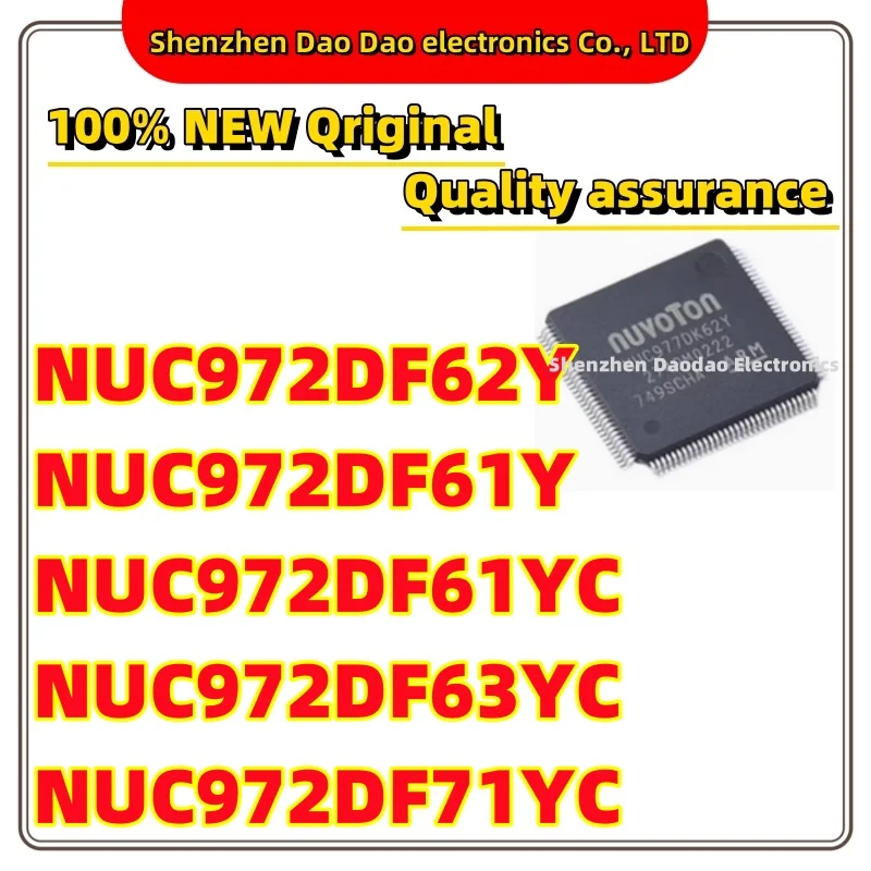 NUC972DF62Y NUC972DF61Y NUC972DF61YC NUC972DF63YC NUC972DF71YC LQFP-216 MCU microcontroller chip IC new original