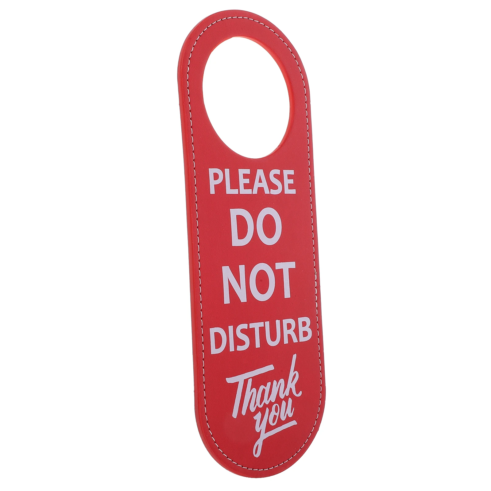 

Hotel Door Hanger Sign Reversible Do Not Disturb and Please Knock Wear Resistant Door Sign for Room Privacy and Service