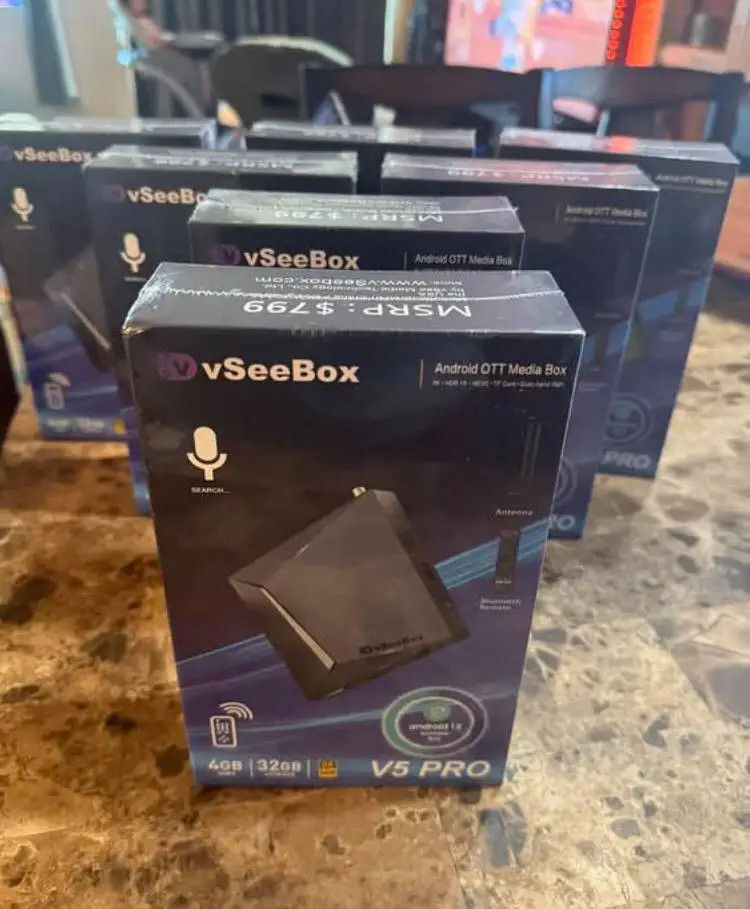 

@..Peak Vseebox V3 Plus Vseebox 5PRO Vseebox 6plus Max with Heat Appswith Voice Control 4GB RAM 64GB Storage Easy to Setup