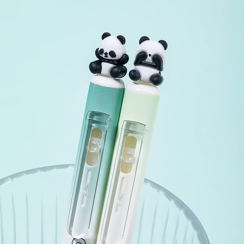 

Panda Side-Slide Click Gel Pen, Smooth Writing Pen for Students & Office Use, Cute Aesthetic Stationery, Ideal Gift