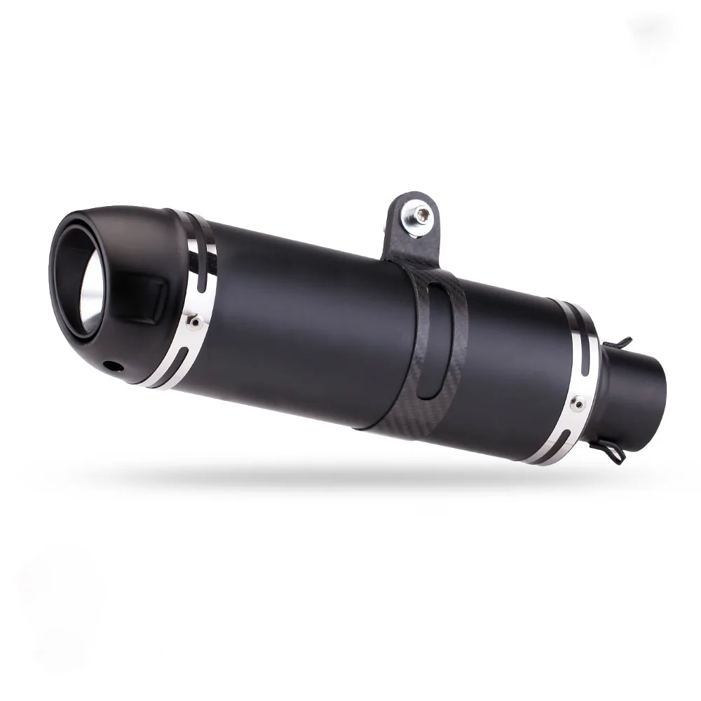 

SXLL R3 R15 MT07 PCX 51mm Universal Motorcycle Exhaust silenciador Tube with DB Killer and Carbon Fiber Retaining Ring