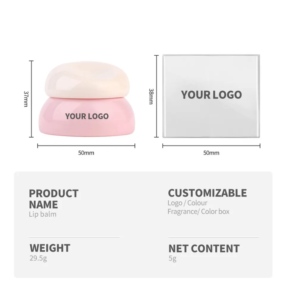 ลิปกลอสเจลวีแกนแบบมีสีพร้อมแปรง ผลิตภัณฑ์เครื่องสำอางแบบขายส่งสำหรับแบรนด์ส่วนตัว ลิปบาล์มเนื้อแยมผลไม้พกพาสะดวกเพื่อริมฝีปากนุ่ม รับผลิตโลโก้ตามสั่ง