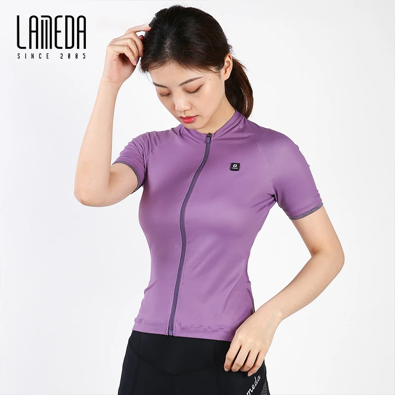 LAMEDA Spring and Summer Cycling Long Sleeve Cycling Clothes Women's Quick Drying Breathable Top Road Bike Mountain Bike Clothes