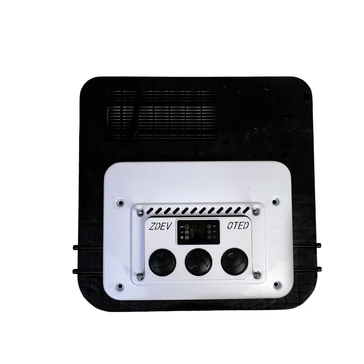 التبريد العالمي التدفئة تيار مستمر 12 فولت 24 فولت RV على السطح الكهربائية وقوف السيارات مكيف الهواء لمقطورة القافلة