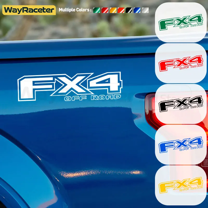 Autocollant réfléchissant latéral de coffre arrière de voiture, 1 pièce, autocollant de hayon FX4 tout-terrain pour Ford série F F150 Raptor Ranger 2023 F250 F350 F450