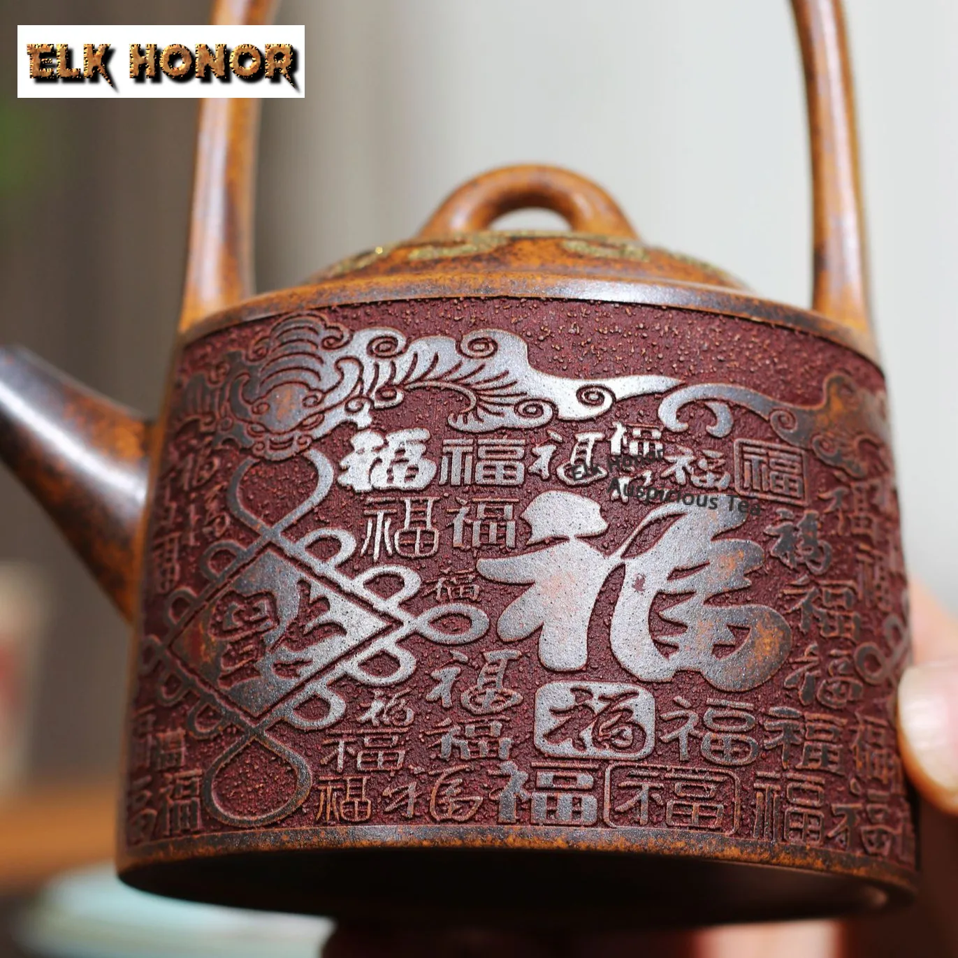 290ml Boutique Yixing Purple Clay Teapots Handmade Qin Quanpot Raw Ore Dragon Bone Gold Sand Mud Kettle Chinese Zisha Tea Set