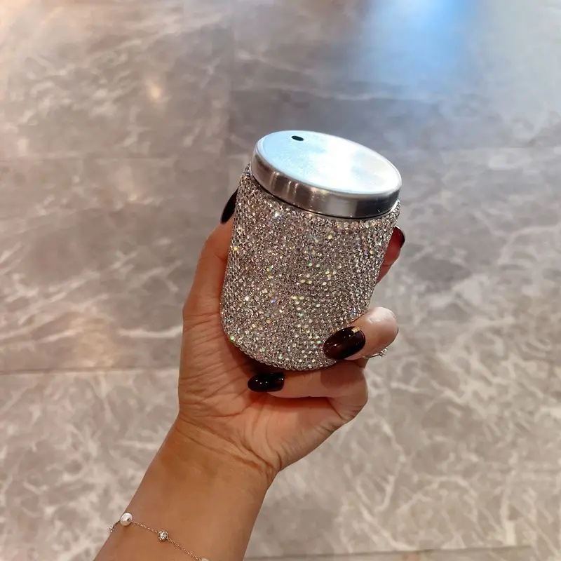 ברינסטון נוצץ נירוסטה שיניים לבחור צנצנות שולחן עבודה נייד שולחן עבודה נייד קיסם