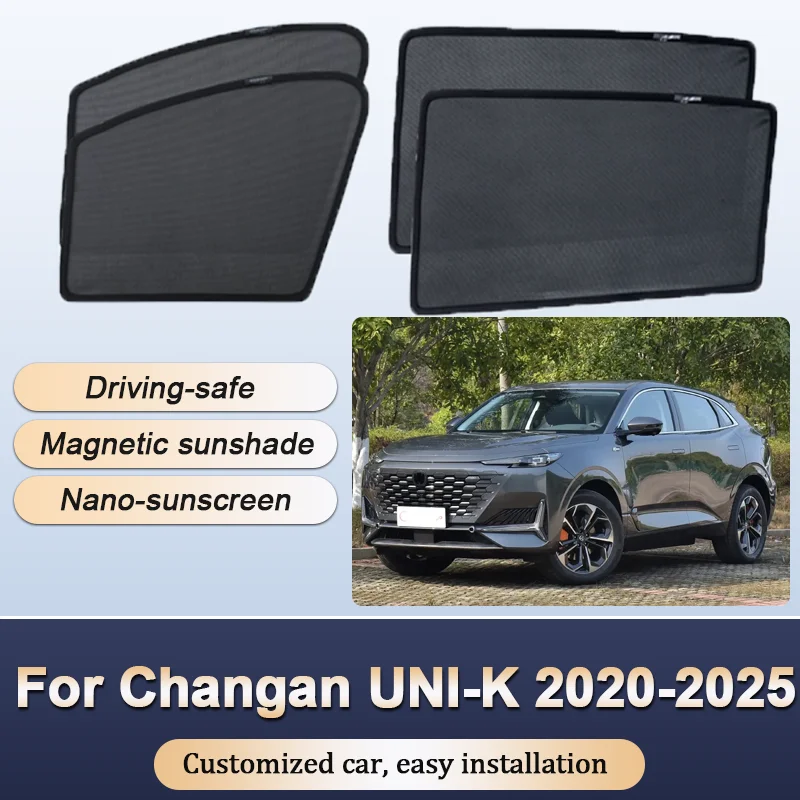 

Sun Shades For Changan UNI-K UNIK 2020 2021 2022 2023-2025 Sunshade Magnetic Privacy Protection Visor Curtain Auto Accessories