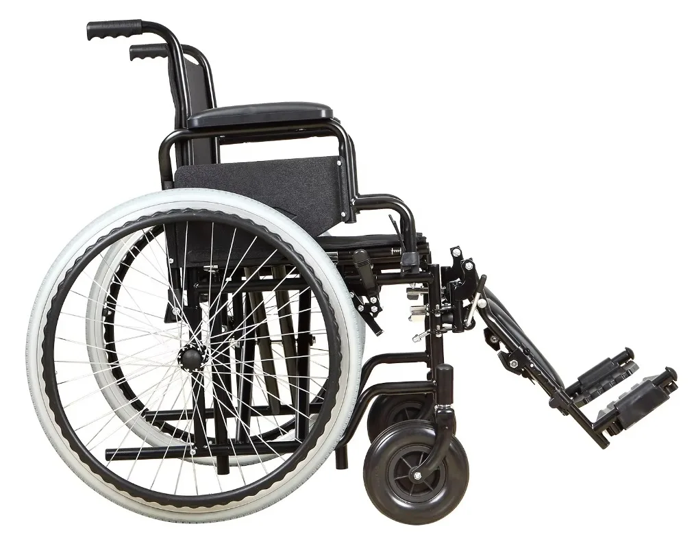 Brother Medical Detachable Backrest Leg Support Medical Wheelchair Factory Price Manual Disabled Steel Wheelchair
