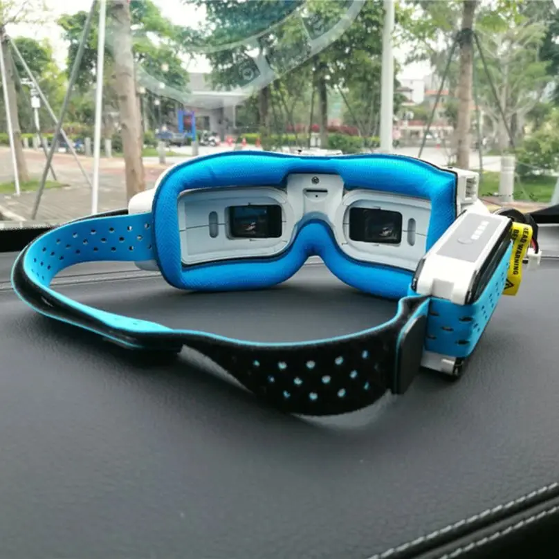 For Fatshark HD2 HD3 HDO FS-HVD FPV Goggles Panel Magic Sponge Eye Mask Pad Replacement Faceplate Lycra Fabric Sponge Gasket