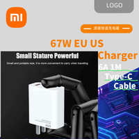 67W Xiaomi Metal Silicone Portable Wired Charger for Mobile Phones Battery Charger Power Adapter