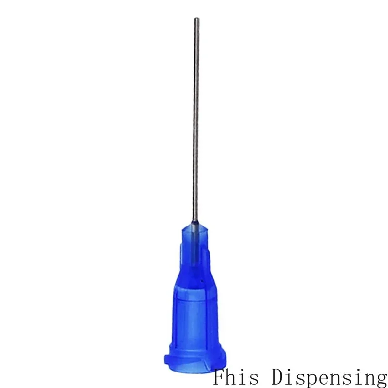 

Pack of 100 W/ISO Standard Dispensing Needles PP Luer Lock Hub Tubing Length Precision S.S Dispense 1 Inch 22G Blunt Tips