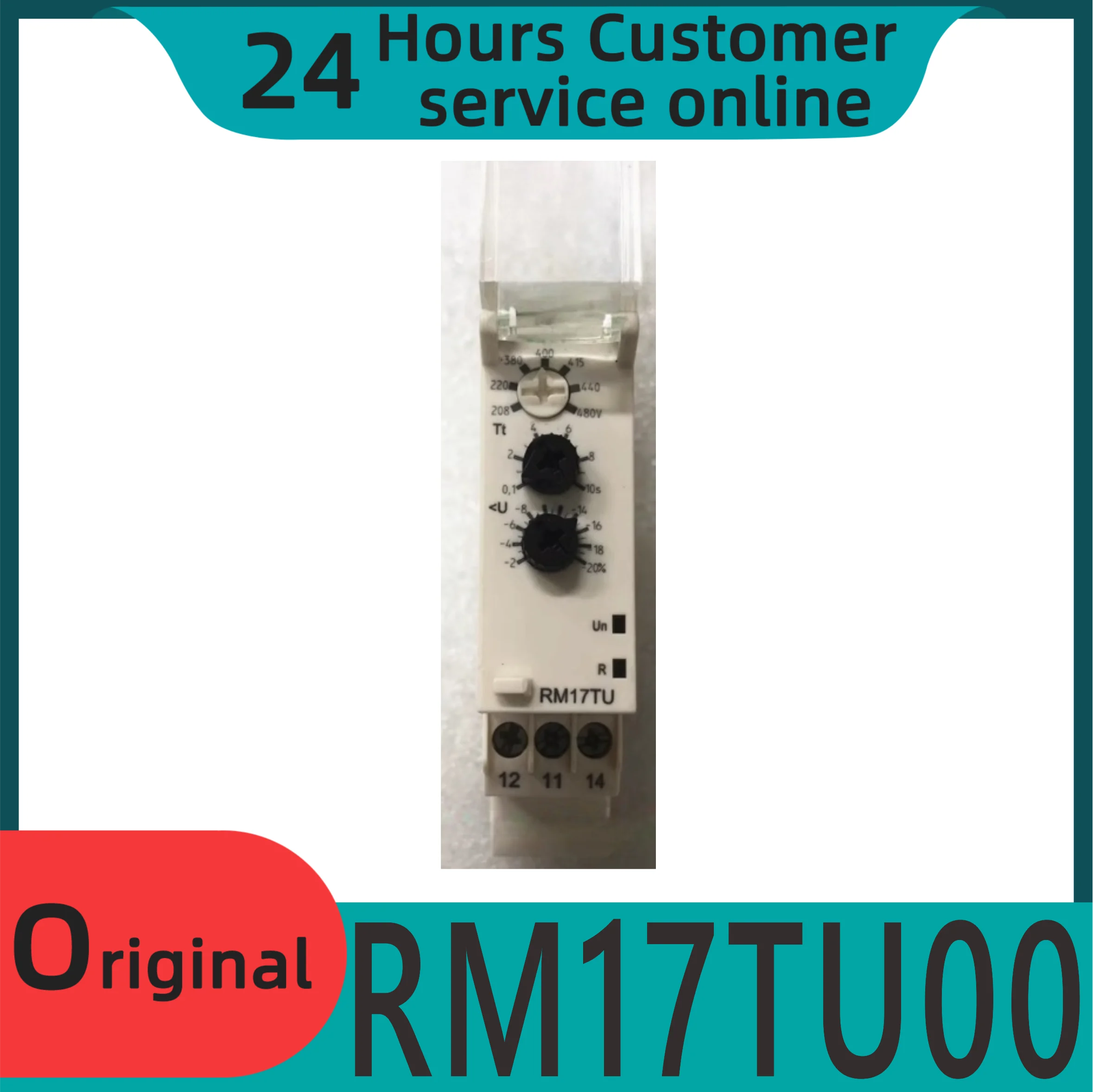 

Brand new original phase sequence relay phase loss protector RM17TU00