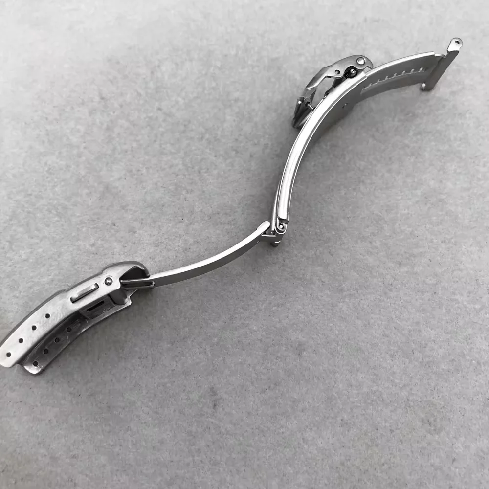 High Quality 18mm Width Titanium Alloy Stainless Steel Ratcheting Clasp Suitable For SBBN015/SBBN031 Extension Bracelet Buckle