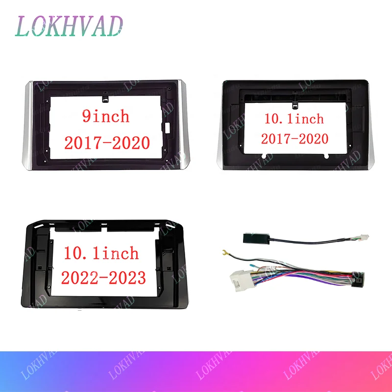 10 9Inch For 2017-2023 MITSUBISHI XPANDER Car Radio Fascia DVD Stereo Frame Plate Adapter Mounting Dash Installation Bezel Panel