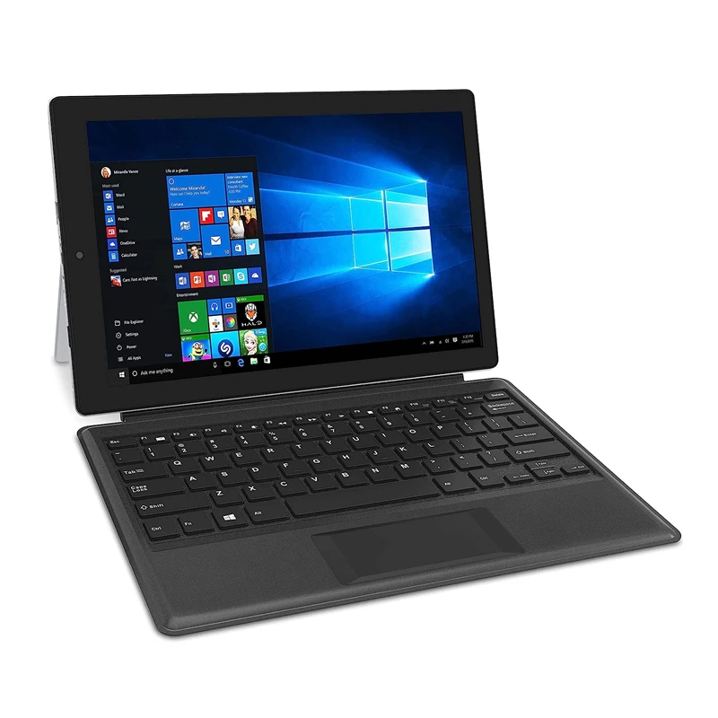 도크 키보드 포함 태블릿 PC, 64 비트 12.2 인치, W122 N4000 CPU, WINDOWS 10, 1920x1200 IPS, 7800mAh WIFI, 빅세일