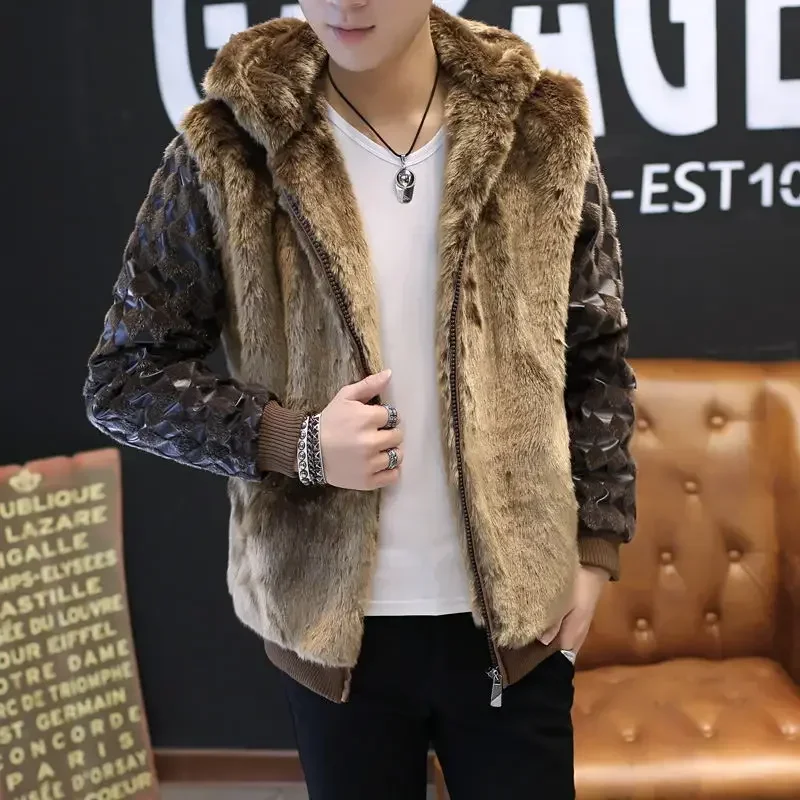 

2024-Boutique New Men's Woolen Wool Jacket Breathable Fashion Warm Comfortable Elegant Trend Solid Color Youth Beautiful Jacket