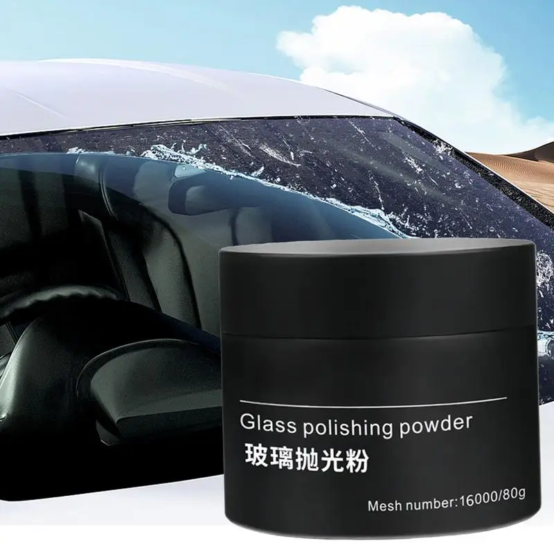 Car Glass Polishing Powder Auto Windshield Polishing Scratch Removal Powder Quick And Effective Refurbishing Care Agent For