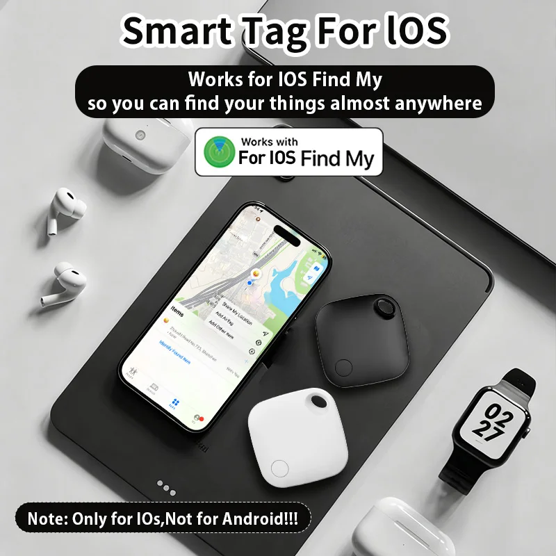 IOS Location Tracker for Apple Find My App Navigation Device Locator Bag Key Search Alarm Finder MFI Smart Tag For iPhone iPad
