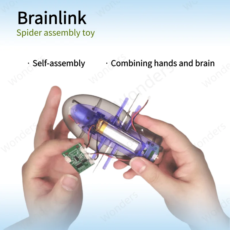 Brainlink aranha robô detector de ondas cerebrais acessórios mindwave montagem aranha precisa ser usado com mindlink bandana
