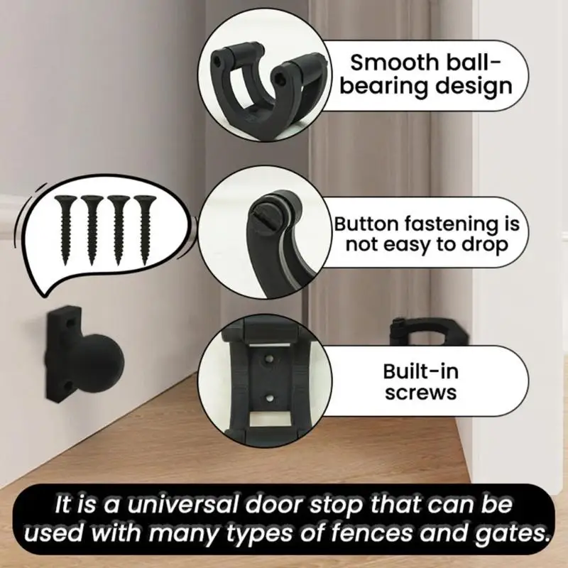 Small Door Gaps Protector Heavy Duty ABS Door Stoppers Baby Safety Device for Home Furniture Child Safety Accessory D2RD
