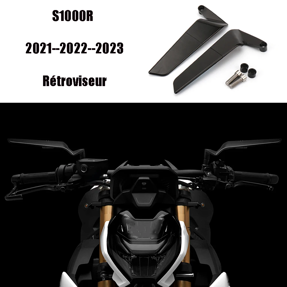 

New Motorcycle Accessories Side-Mirror For BMW S1000R s1000r 2021 2022 2023 2024 Wind Wing Side Rearview Reversing Mirror