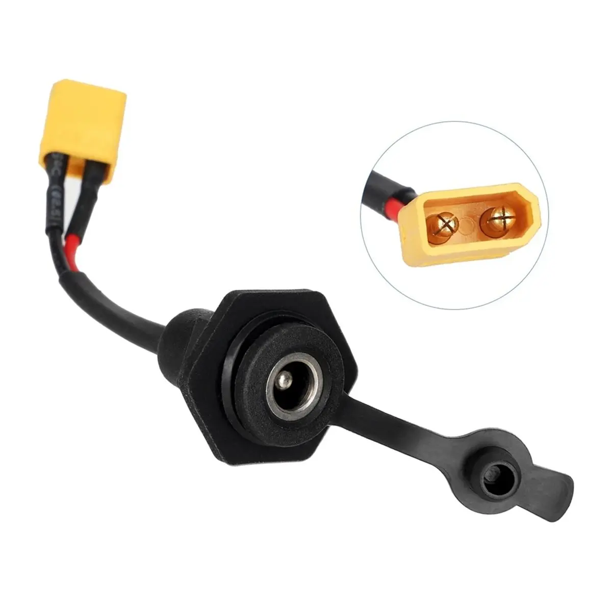 (A99Z] For S1 Max Scooter Charging Port with Rubber Electric Scooter Power Interface Replace Accessories