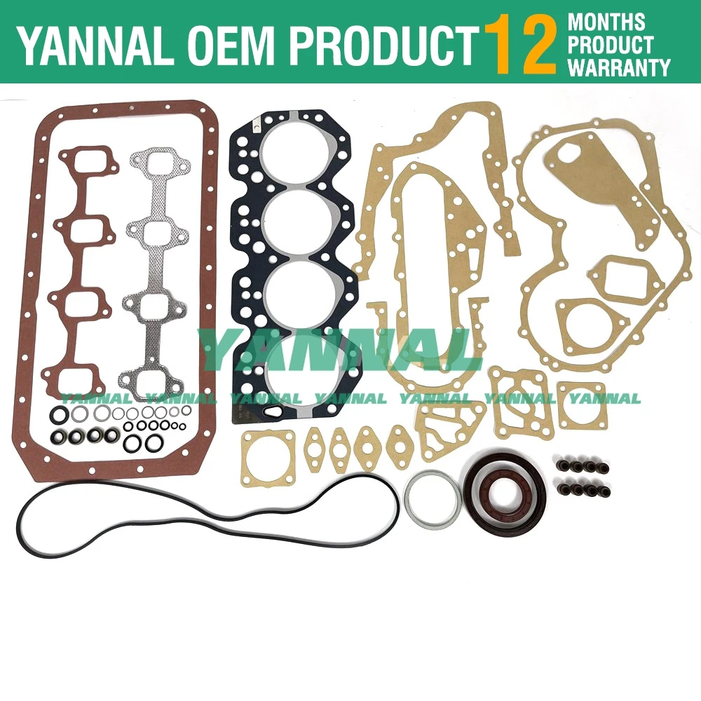 3B 13B 13BT FULL GASKET SET FOR TOYOTA LAND CRUISER DYNA COASTER DIESEL ENGINE