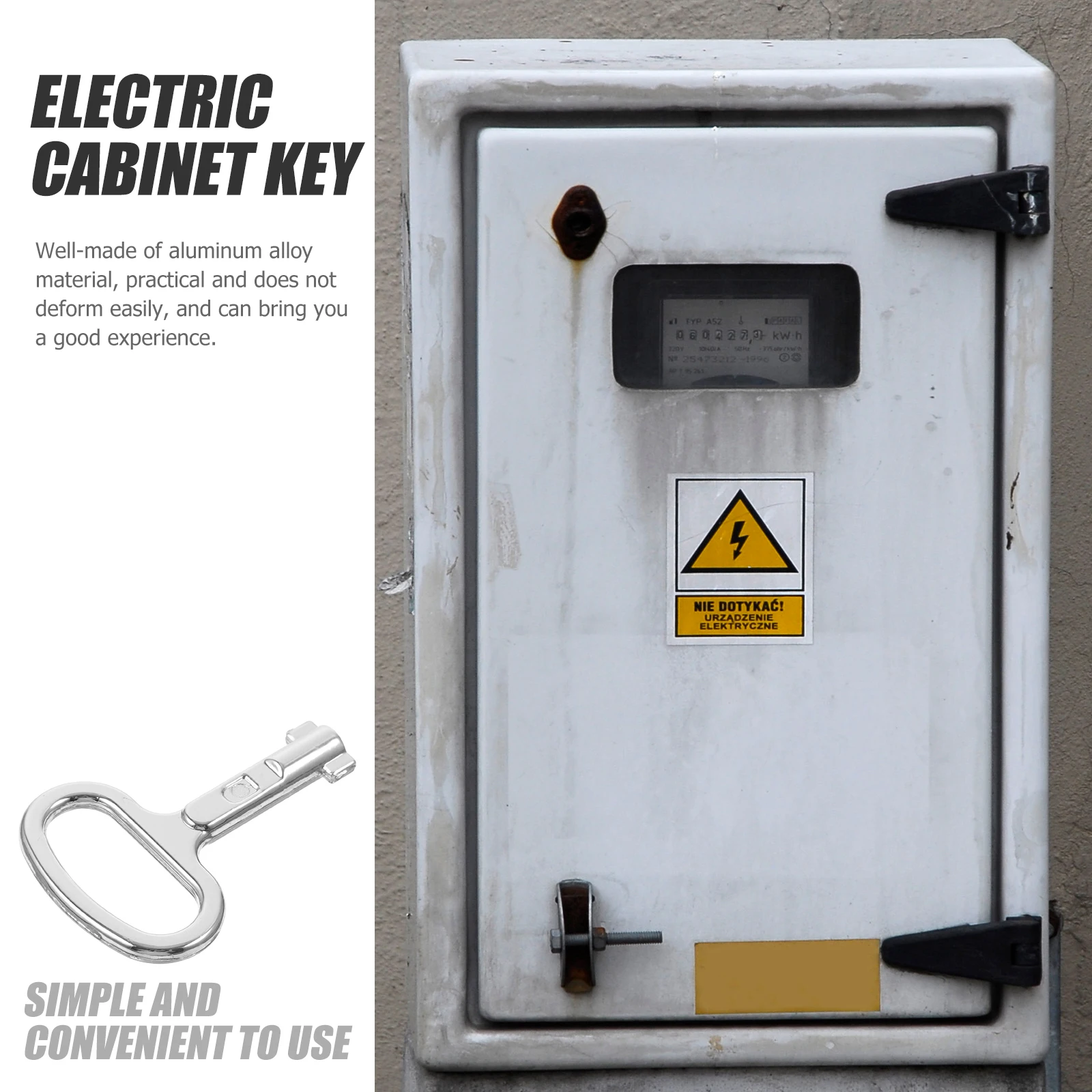 

6 Pcs Electric Box Key Water Meter Keys Cupboard Utilities Wrench Valve Cabinet Lock Metal Utility Radiator Heat Sink
