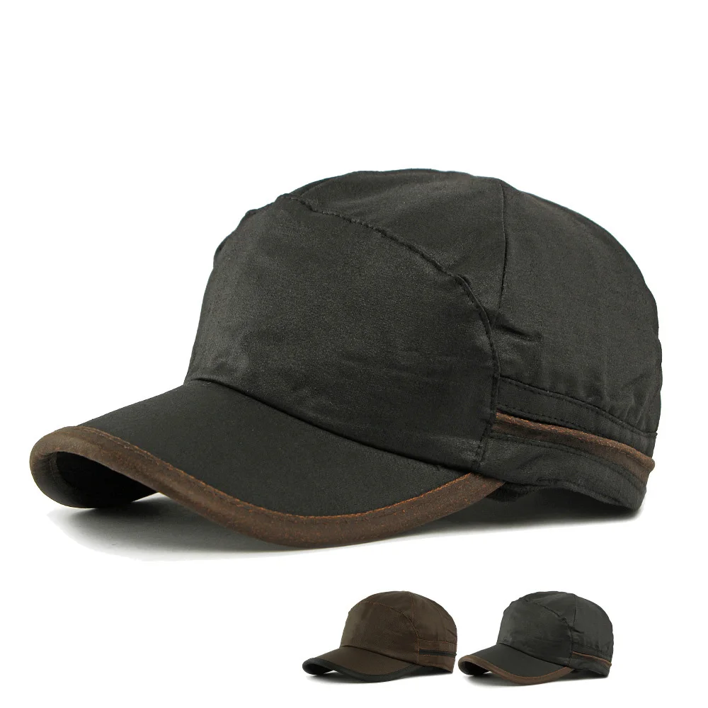 

Akkad Kuti New Arrival Fleece Lined Thickened 6-Panel Cap Unisex Japanese Retro Full Closed Warm Winter Baseball Hat