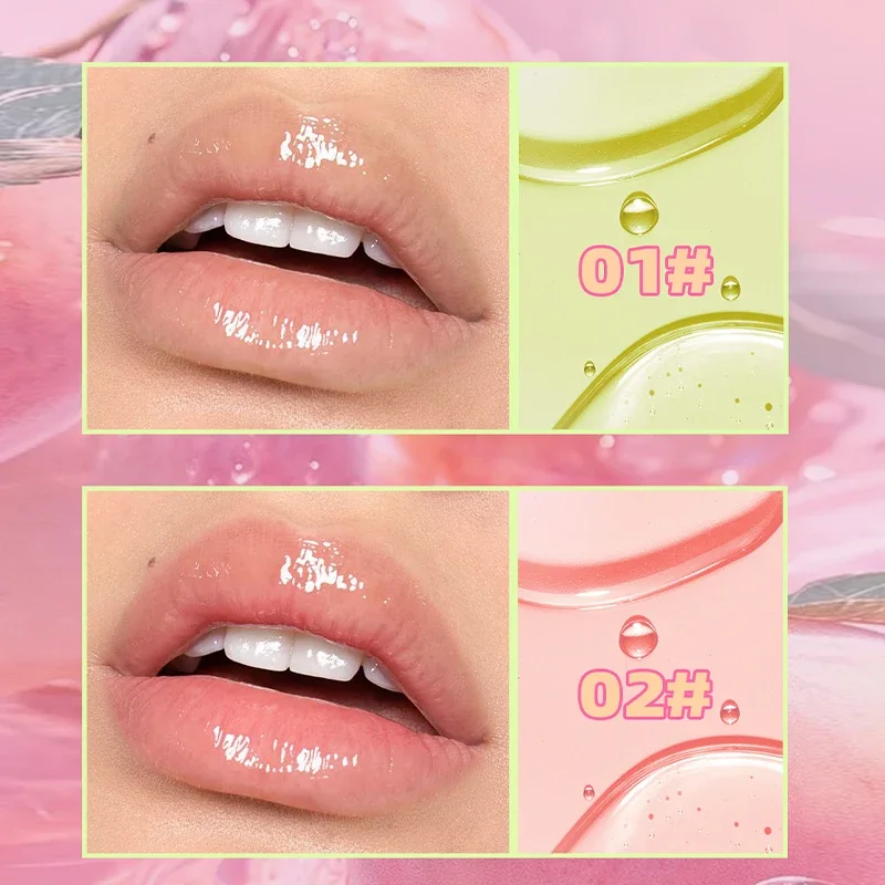 Specchio Water Gloss Lip Oil idratante frutta Lip Plumper rossetto liquido trasparente Crystal Lipgloss duraturo trucco coreano