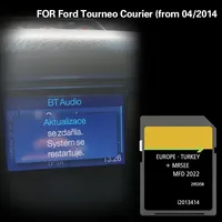 MFD 2022 for Ford Tourneo Courier from 04/2014 MFD Europe Update NEW Version Car GPS Navigation SD Card