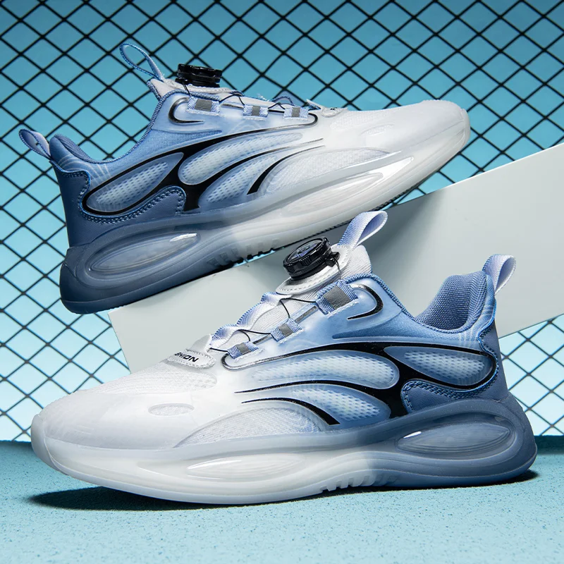 

Кроссовки для бега, мужские легкие дышащие нескользящие износостойкие мягкие кроссовки для спортзала, удобная спортивная обувь для марафона для мужчин