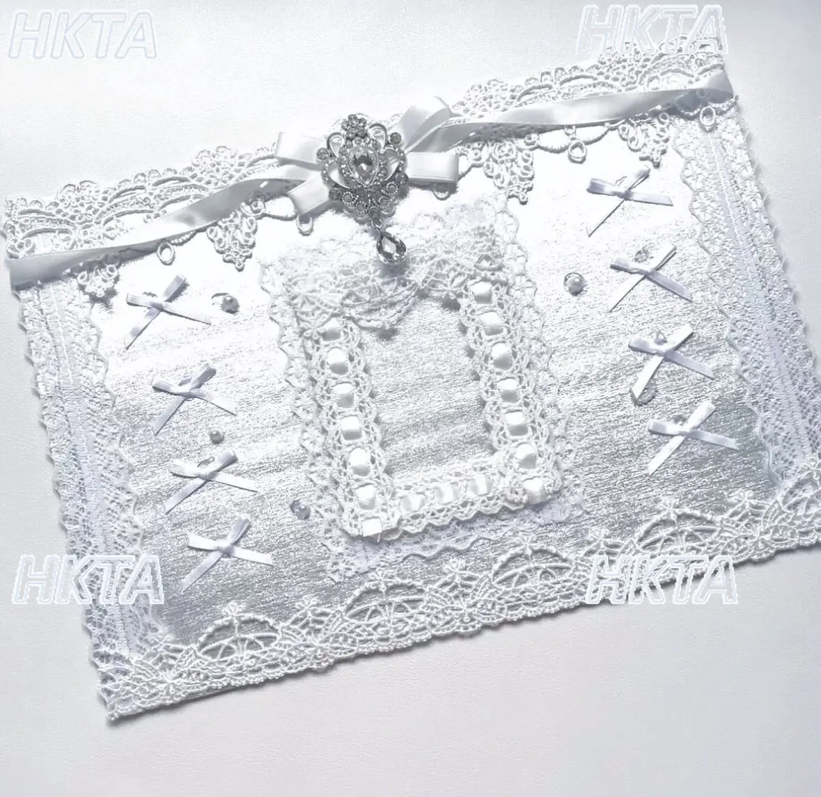 Finished small card pain board b5 hard card sleeve ribbon pain lace gumei two-dimensional student bows pain bag back decoration