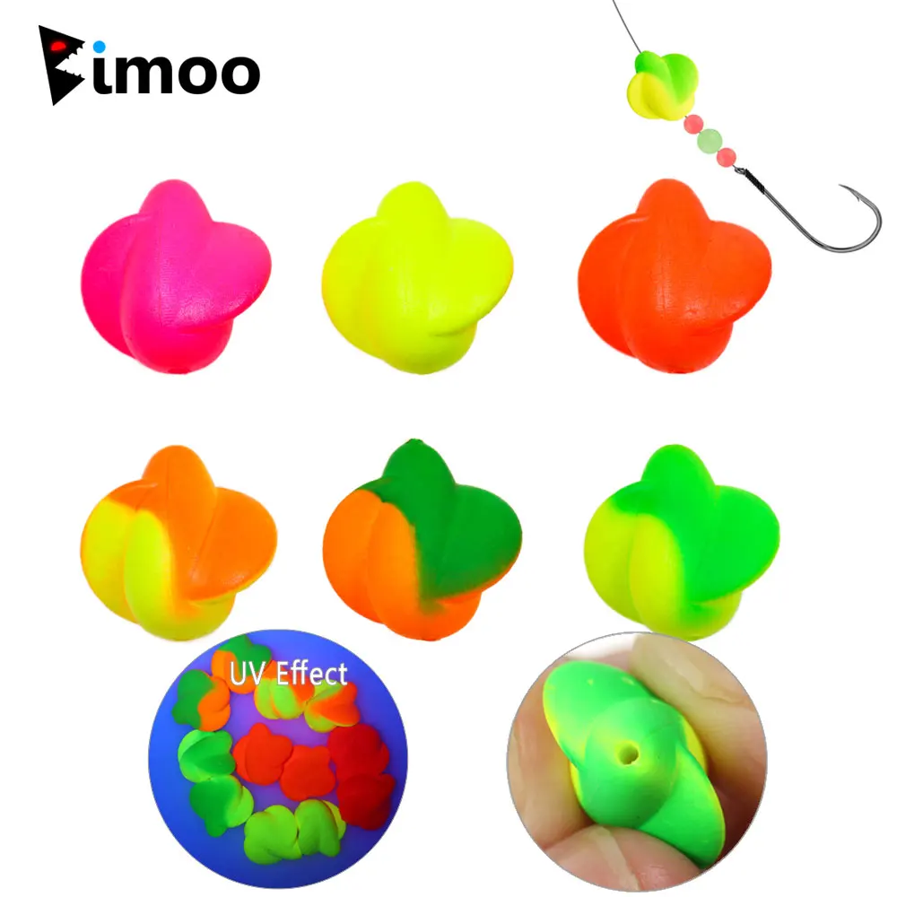 Bimoo 20/30 Stück Angelschaum-Schwimmer, Angelbojen, Zander-Spinnflöten, Bissanzeiger für Salzwasser/Pompano-Rigs, Brandungsangeln