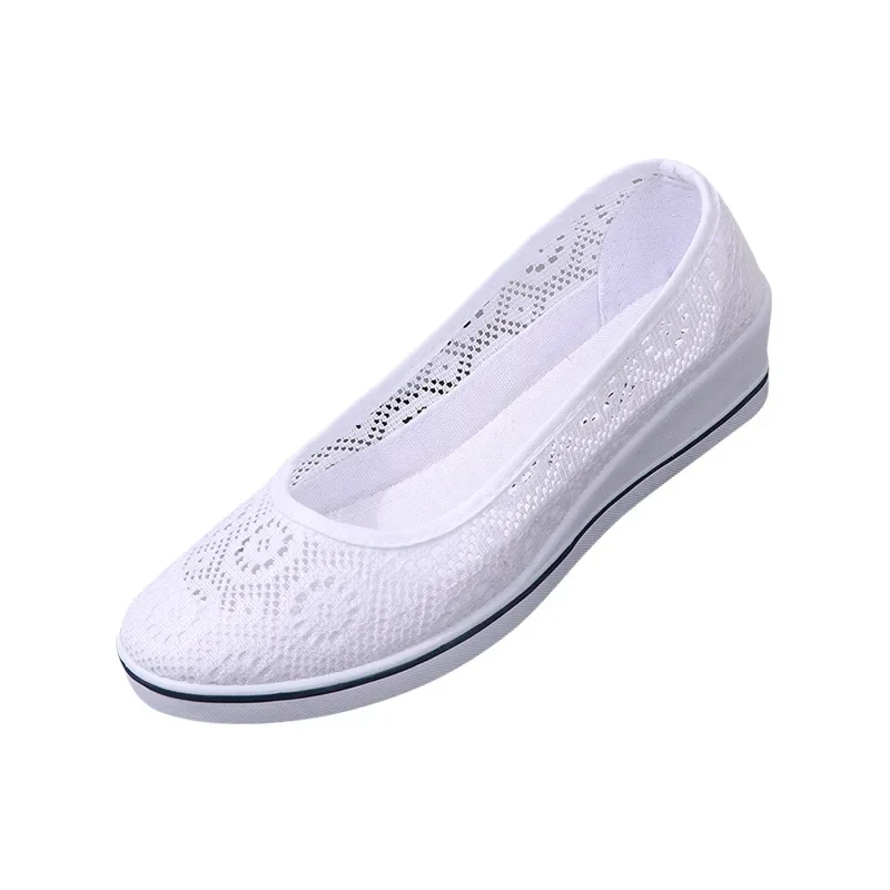 2024 New Canvas nurse shoes Solid Women Platform Casual Shoes Women Flat Bottom feminino Women shoes