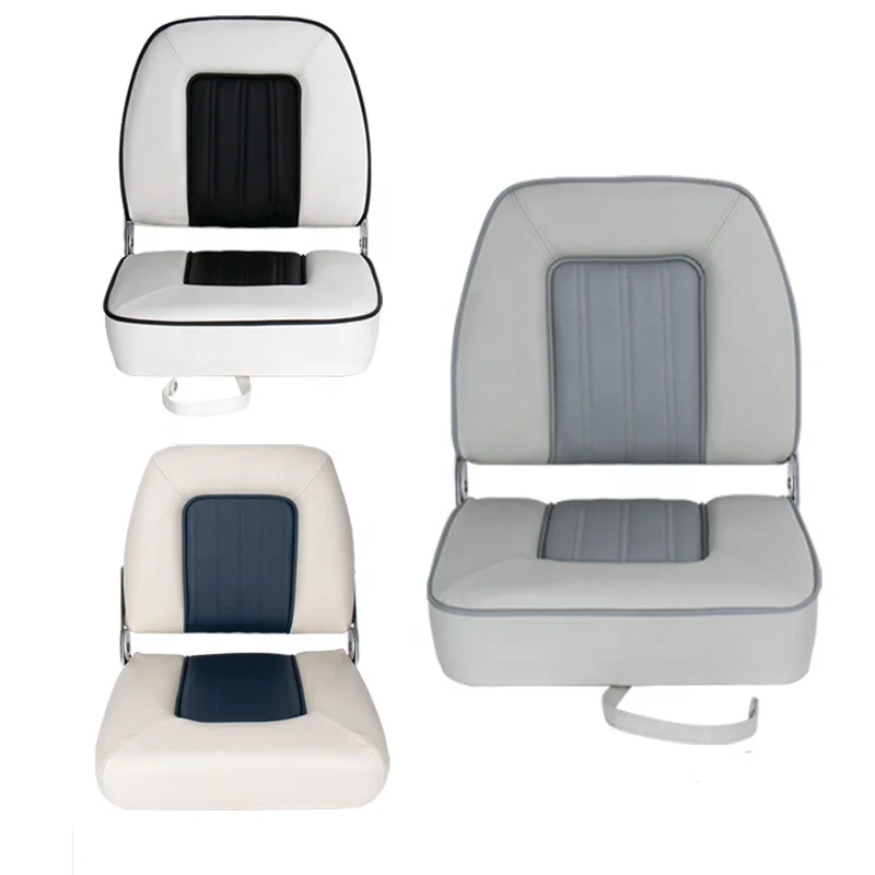 

Hot Selling High Back Fishing Boat Seat Customized Folding Boat Marine Seats