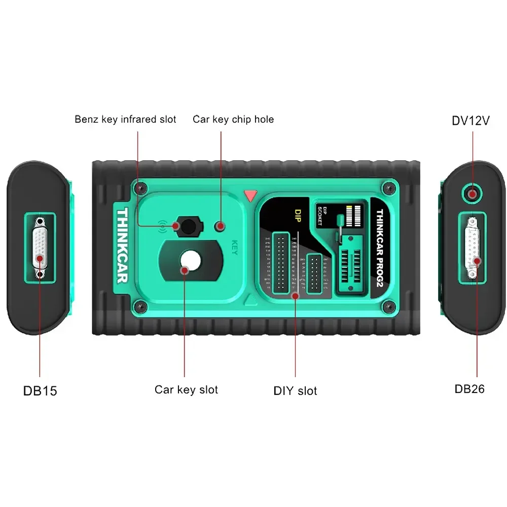 THINKCAR PROG2 PROG 2 Oranginal Immobilizer Match Car Advanced Key Fob Programmer IMMO Tool Auto Key Anti-theft for EEPROM MCU