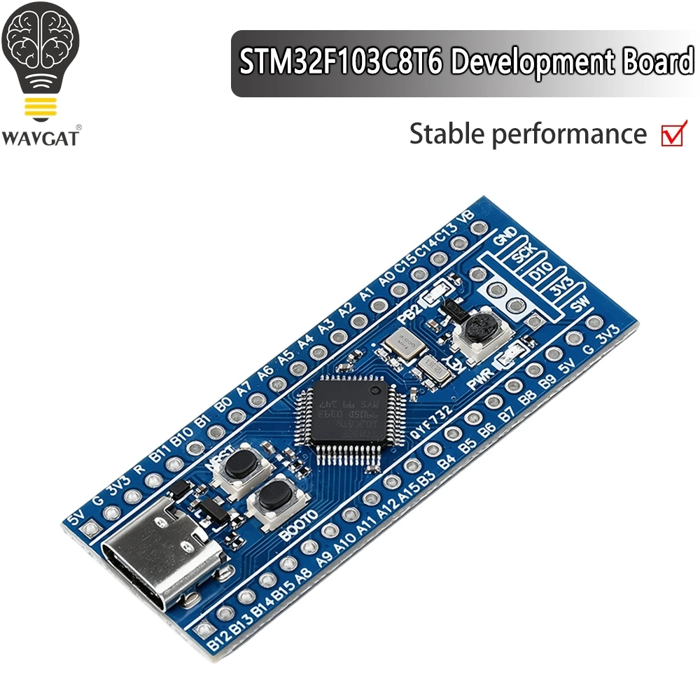 TYPE-C Interface STM32F103C8T6 STM32F103 ARM Cortex M3 ARM STM32 Minimum System Development Board Module