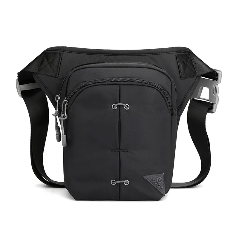 Men Drop Leg Bag Waist Fanny Pack Motorcycle Rider Travel Assault Nylon Male Belt Messenger Cross Body Thigh Hip Bags