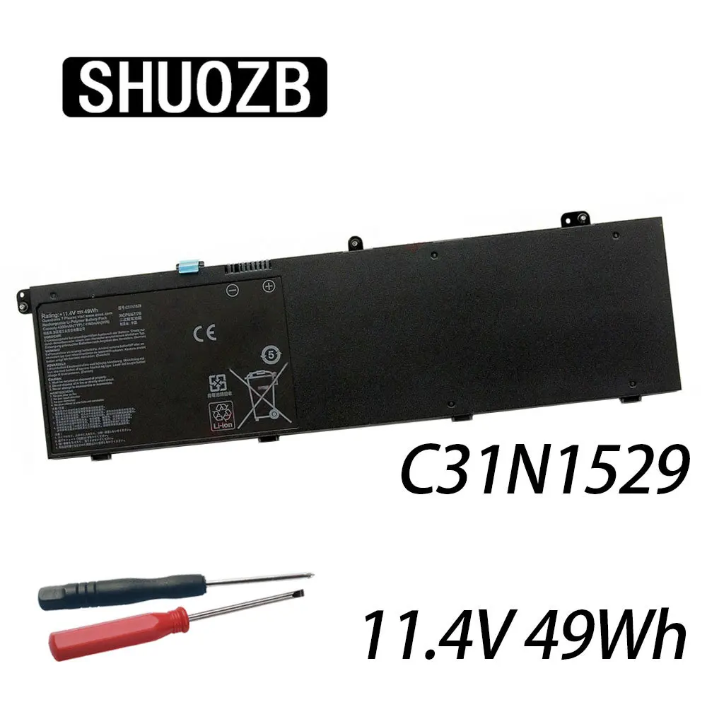 SHUOZB C31N1529 Laptop Battery For ASUS B8230 B8230UA BU203U B8230U BU203UA-1A BU203UA1A BU203UA-F1 C31P0C1 0B200-01960000 11.4V