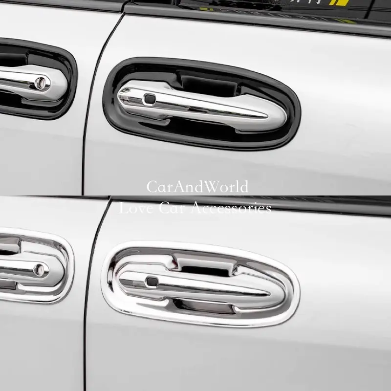 

Stainless Steel Car Door Bowl Body Handle Frame Cover Sticker Trims For Toyota Sienna XL40 2021-2025 Accessories