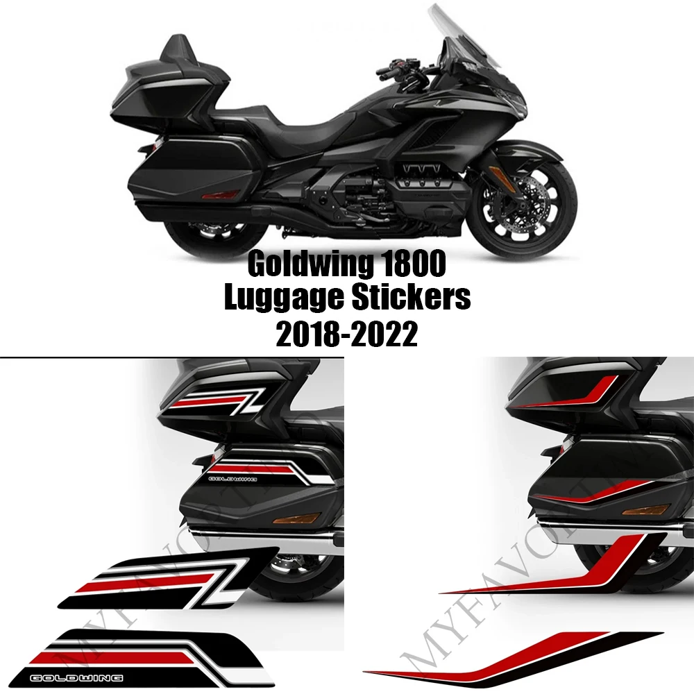 For Honda Goldwing 1800 GL 1800 Motorcycle Stickers Trunk Sticker Luggage stickers Anti Scratch GOLDWING 1800 2018-2022